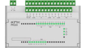 Auf Basis des programmierbaren Relais PR103 hat Akytec für einen führenden Hersteller von Luft- und Thermovorhangsystemen schnell und kostengünstig eine maßgeschneiderte OEM-Steuerung entwickelt. (Bild: Akytec GmbH)