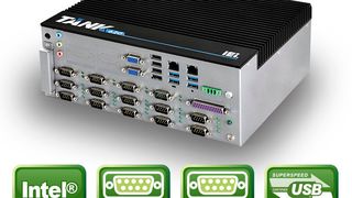 ICP Deutschland stellt seinen Embedded PC Tank-620 mit sehr vielen Schnittstellen für die Maschinensteuerung vor. Anwendungsbereiche finden sich in der Bildverarbeitung, Maschinensteuerung und Robotik. (ICP Deutschland)