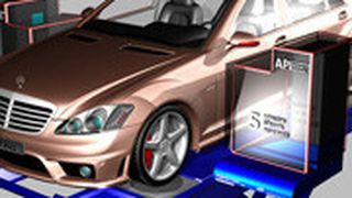 Das neue Reifen-Scan-Modul am API-Direktannahme-Roboter R-2000 eröffnet neue Möglichkeiten in der Reifenprofilmessung. (Foto: API)