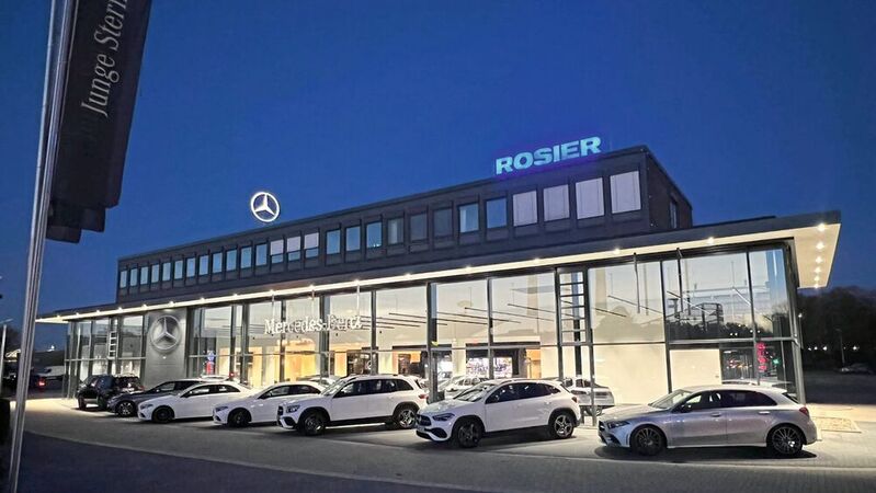 Die Modernisierung des Autohauses in Braunschweig war das jüngste große Bauprojekt der Rosier-Gruppe.