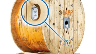 Die intelligente Kabeltrommel hilft bei der Digitalisierung des Bestandsmanagements. Der Lagervorrat soll damit zielgenau auf den tatsächlichen Bedarf ausgerichtet werden können.  (Lapp)