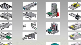 Komponenten des Logomat-Transportsystems. (Krups)