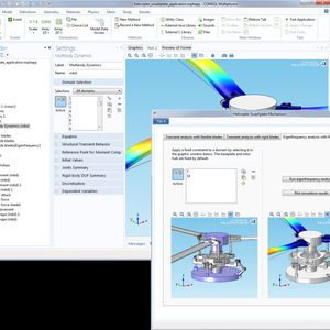 APEI hat die Anwendung mit dem Application Builder in Comsol Multiphysics 5.0 erstellt.