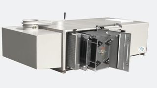 Der elektrostatische Filter mit mechanischer Vorabscheidung erreicht Abscheideleistungen bis 99 %. (Bild: UAS United Air Specialists)