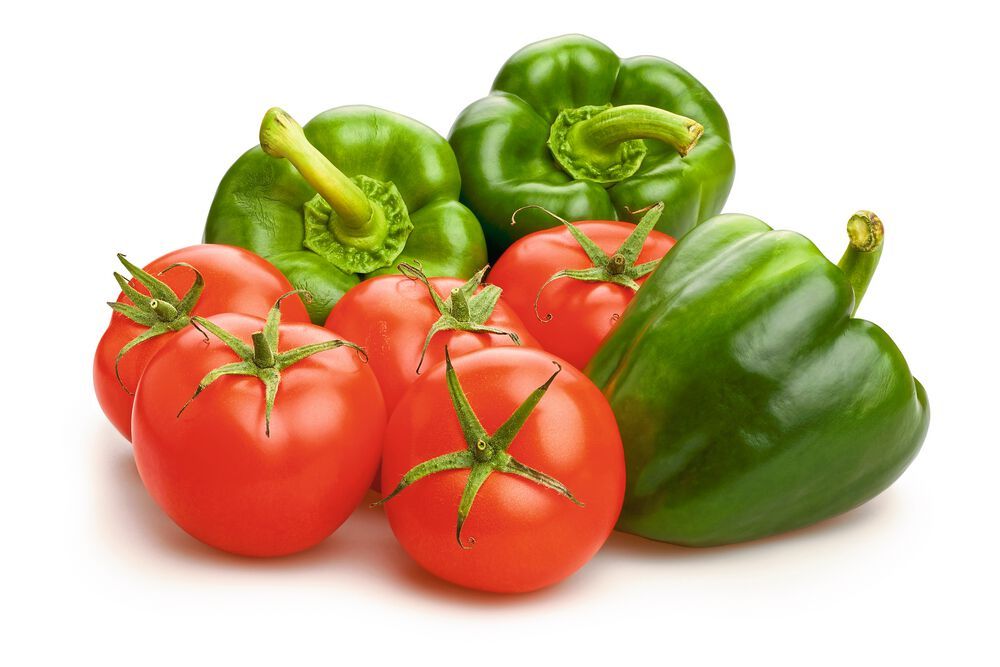 Paprika und Tomaten der entscheidende Unterschied