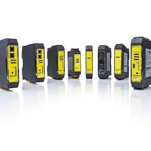 Safety-M modular bietet Kübler als Basis- und Erweiterungsmodule für die sichere Drehzahlüberwachung und Positionierung.