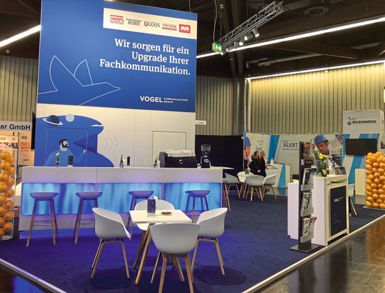 Kommen Sie auf der SPS zu den Kurzvorträgen an unserem Messestand in Halle 6 (Stand 360) und treffen Sie die Topreferenten vom ASE-Kongress.(Bild:  VCG)