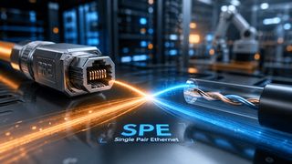Gebündelte Kräfte für das IIoT: Die neue Single Pair Ethernet Association treibt die Standardisierung und weltweite Verbreitung der SPE-Schlüsseltechnologie künftig über eine gemeinsame Plattform voran. (Bild: VCG / KI-generiert)