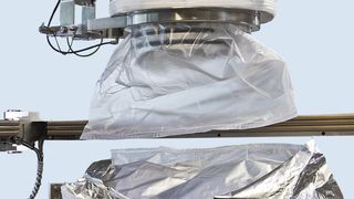 Big Bags kontaminationsfrei Befüllen und Entleeren mit Containment-Folien-System (Bild: Novindustra)