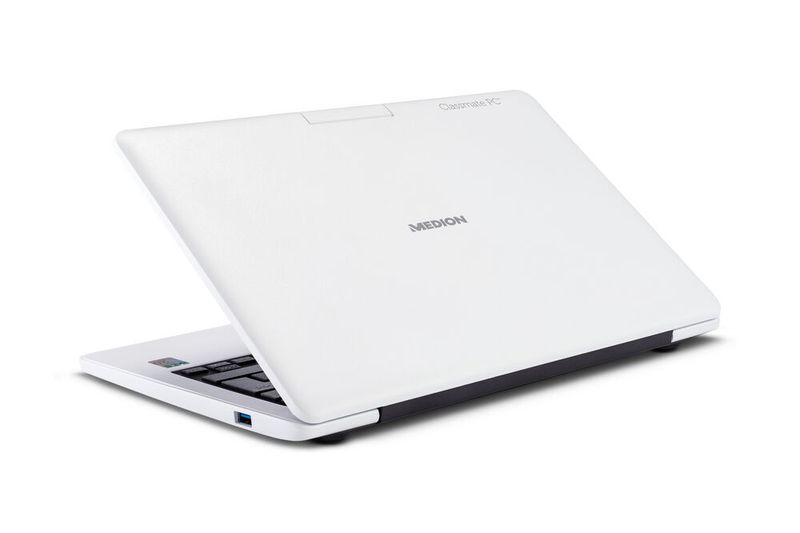 Das Akoya E11205 verfügt mit einer 128-GB-SSD über den größten Massenspeicher unter den vier Education-Notebooks. (Medion)