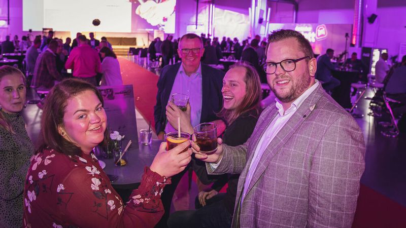 Aber auch zum Feiern ... (Bild: Stefan Bausewein)