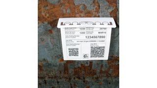 S+P Samson ermöglicht mit seinen hitzebeständigen Etiketten die automatische Kennzeichnung von Brammen in der Stahlproduktion bis 850 °C.  (Bild: S+P Samson)