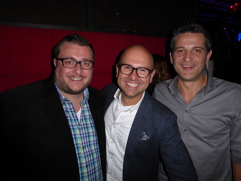 (v. l.) Andre Nemec, Medimax, Maciej Wieczorek, ZOTAC und Dieter Rahe, APC (Bild: IT-BUSINESS)