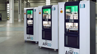 A fast track to series production: additive manufacturing with the ExAM 255 multi-material 3D printer (Source: AIM3D)