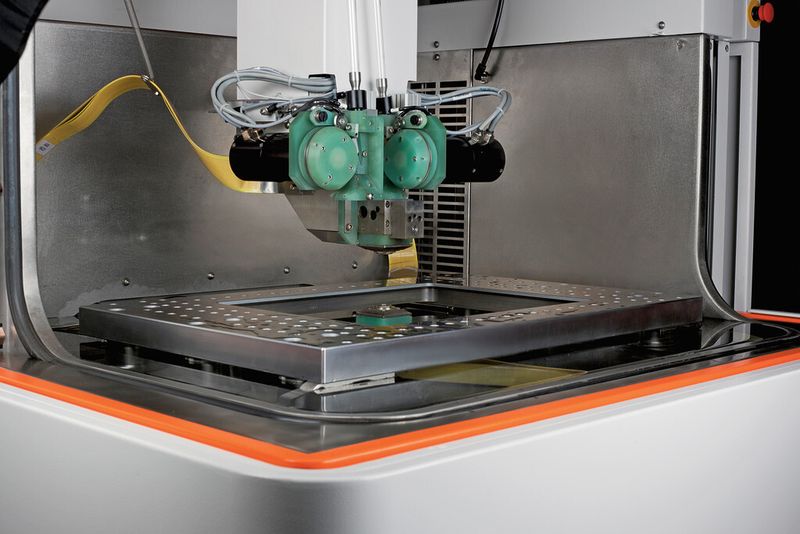 Drahtwechselsystem für verschiedene Drahtdurchmesser. (Bild: GF Machining Solutions)