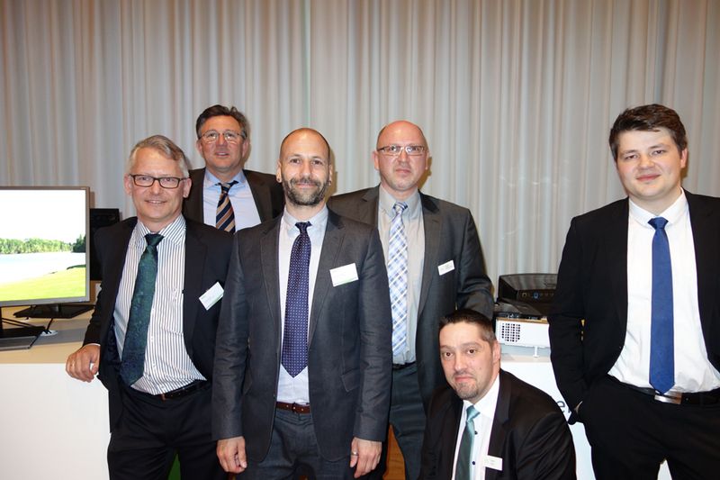 Das Acer Team Monitore + Projektoren (v. l.) Martin Sasse, Lutz Denzel, Daniele Tondat, Roman Philipkowski, David Denz und Tobias Rönneberg (IT-BUSINESS)