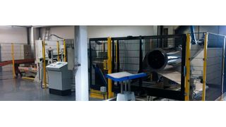 Gesamtansicht der Längs-Querteil-Kombination für 5 t und 1250 x1,5mm höherfeste Edelstähle. (GSW Schwabe)