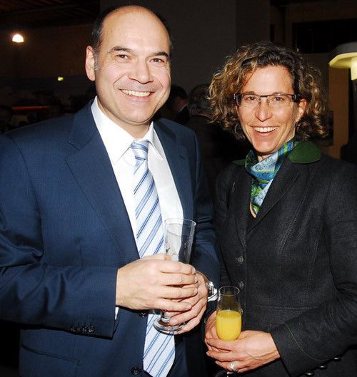 Die zwei Brandls – Stefan Brandl, Geschäftsführer Innung Regensburg/Kreis Kelheim und Petra Brandl, Geschäftsführerin Innung Schwaben. (Foto: Zietz)