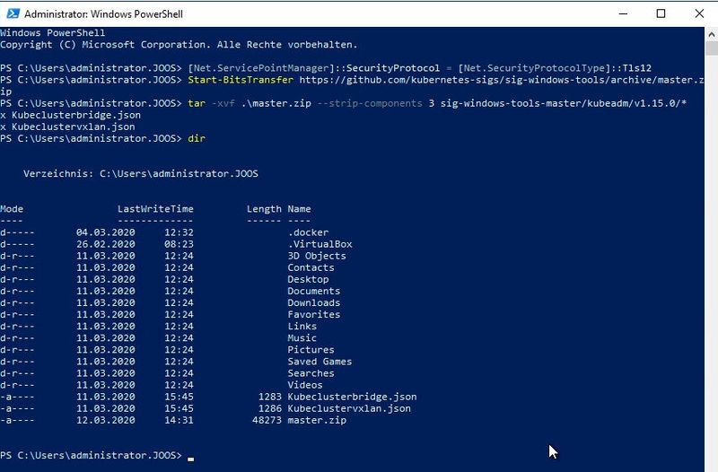 Abbildung 5. Windows Server 2019 für Kubernetes vorbereiten (Bild: Thomas Joos)