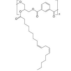  Alkydharze (1931)    Alkydharze sind synthetische hydrophobe  Polymere , die durch Kondensation mehrwertiger  Alkohole  mit mehrprotonigen  Säuren  unter Zusatz von Ölen bzw.  Fettsäuren  (zur Modifizierung der Eigenschaften des Harzes) entstehen. Chemisch gehören sie zu den  Polyestern .   (Archiv: Vogel Business Media)