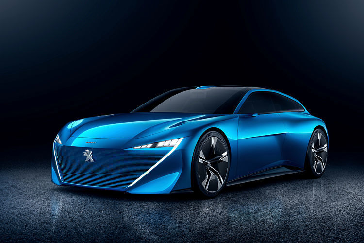 Peugeot stellt auf dem Genfer Automobilsalon 2017 das Konzeptfahrzeug Instinct vor. (Peugeot)