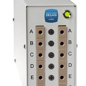 Die Degasi-Inline-Entgaser sorgen für die effiziente Entfernung von gelösten Gasen in fließenden Flüssigkeiten.(Bild:  Biotech Fluidics)