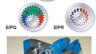 Die kompensierte Innenzahnradpumpe arbeitet wirkungsvoll im kleinen Drehzahlbereich und spart dabei Energie.  Bild: Eckerle Industrie-Elektronik (Archiv: Vogel Business Media)