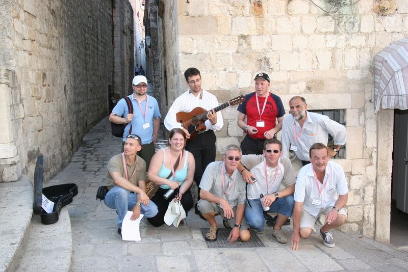 Den Straßenmusikanten zu finden war Teil der Schnitzeljagd durch Dubrovniks Innenstadt. (Archiv: Vogel Business Media)