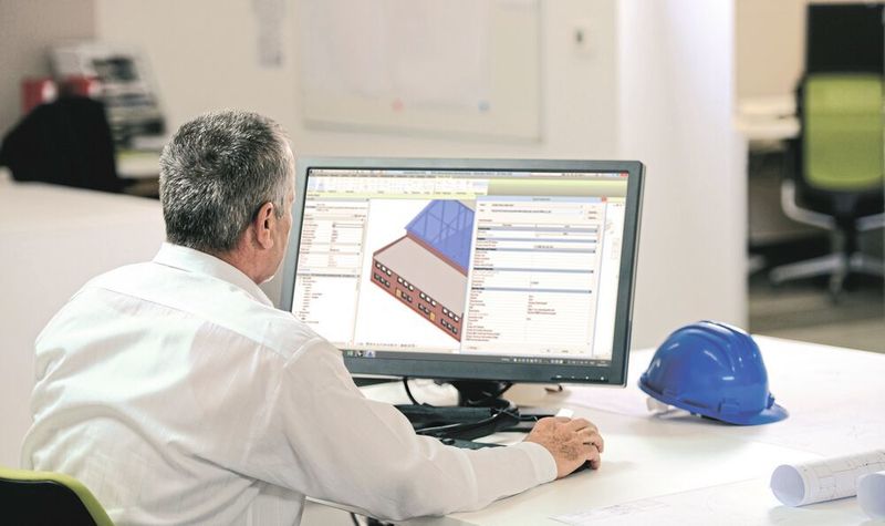 Über den kostenlosen und webbasierten DNA-Profiler von Tata Steel können Produkte als 3D- und BIM-Modelle ausgewählt werden. (Tata Steel)