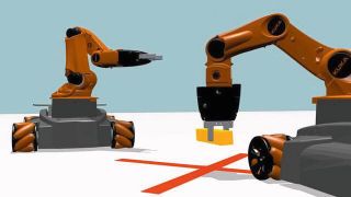 Industrial robots: the USA is increasingly relying on automation with robots. (Image:Kuka)