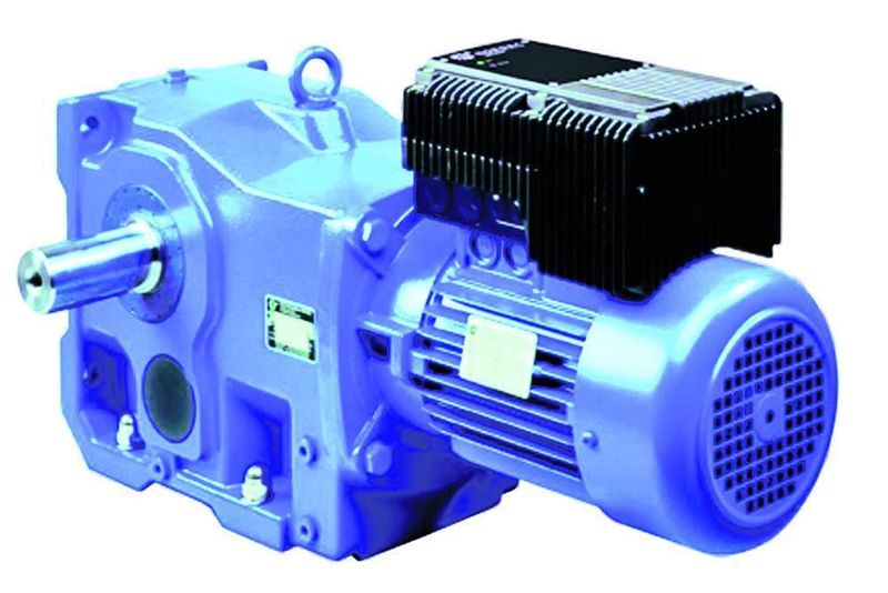 Der Nordac trio SK 300E ist ein direkt  auf den Motor aufgebauter Frequenzumrichter mit vollwertiger Steuer-  und Parametrierfunktionalität.Bilder: Getriebebau Nord (Archiv: Vogel Business Media)