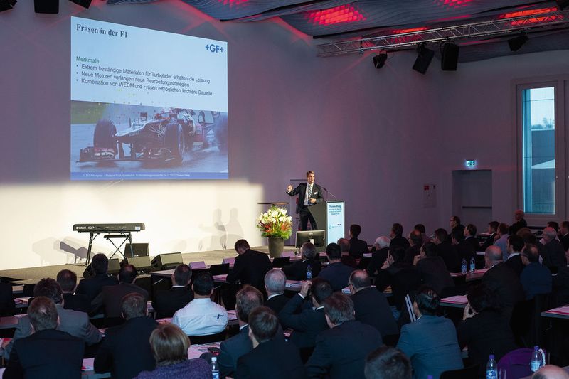 Attraktive Räumlichkeiten: Die Messe Luzern gewährleistet ein perfektes Umfeld sowohl für Referenten als auch Publikum. (Bild: Thomas Entzeroth)