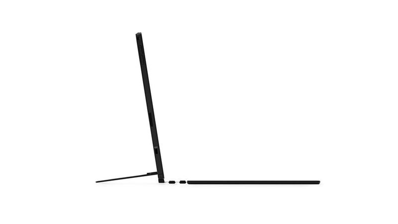 Leichtgewicht: Zusammen mit dem extrem flachen Keyboard bringt das Thinkpad X1 Tablet kanpp über ein Kilogramm auf die Waage. (Bild: Lenovo)