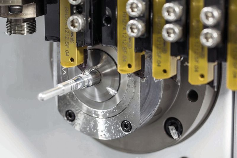 Durch den Luftschnitt der LFV-Technologie ist das Brechen der Späne auch bei langspanenden Werkstoffen sichergestellt. (Horn/Sauermann)