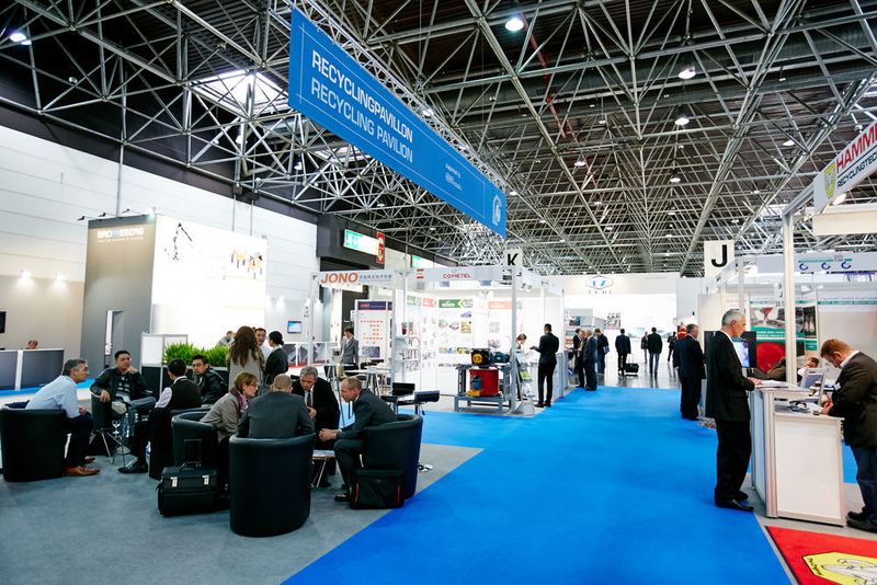 Bereits 2014 gab es auf der Messe Aluminium einen Recycling-Pavillon. (Messe Aluminium)