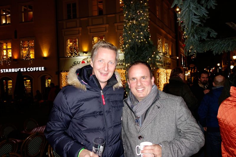 (l.) Sascha Plathen, Intel Security, und Stefan Ostermeyer, Arrow ECS, genießen ice & hot Drinks. (Bild: IT-BUSINESS)