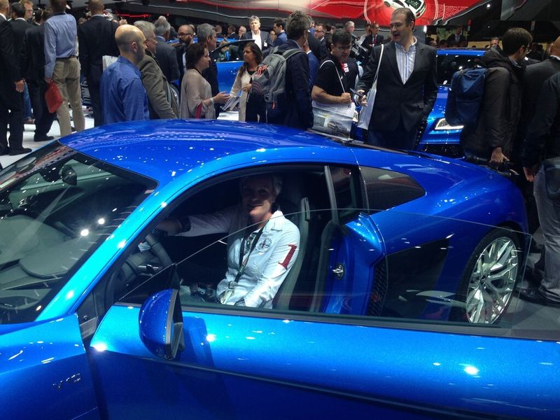 ETMM editor Barbara Schulz in Audi's amazing R8..... what a feeling! (Source: Schulz)
