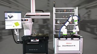Découvrez le système SmartMeasure-AL de Mitutoyo - une intégration parfaite de la mesure sur
MMT et de l'intelligence robotique. Une étape clé vers une production tournée vers l'avenir. (Source : Mitutoyo)