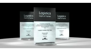Am 29. November wird bekannt, wer sich die Logistics-Hall-of-Fame-Trophäe unter den Arm klemmen kann. (Bild: LHOF)