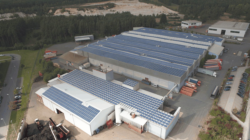 Altreifen-Recyclingwerk von Estato (ATU Group) in Weiden.(Bild:  Estato)