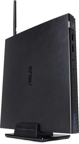 Der neue Mini-Business-PC E810 von Asus ist trotz Desktop-CPU von Intel nur 27 Millimeter schmal. (Bild: Asus)