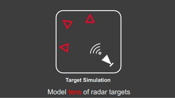 Kann das Radarsystem nur wenige Targets erkennen, arbeitet es ungenau.  (Keysight)