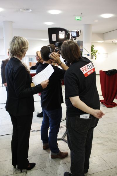 PROCESS WebTV Team. (Bild: PROCESS/Röhm)