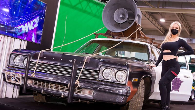 Kommt Ihnen der Wagen bekannt vor? Der Nachbau des legendären Wagens aus dem Film „Blues Brothers“ war auf der Essen Motor Show 2021 zu sehen. (Messe Essen)