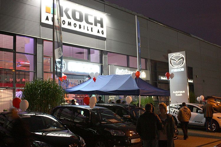 Neben den Standorten in Berlin Friedrichshain (Volvo, Skoda, Gebrauchtwagen), Marzahn: (Mazda, Citroën, Skoda, Gebrauchtwagen) und Köpenick (Mazda, Citroën, Skoda, Seat) ist die Koch Automobile AG auch in ... (Foto: Koch)