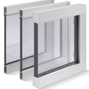 Glas ist der größte thermische Bereich des Tors.