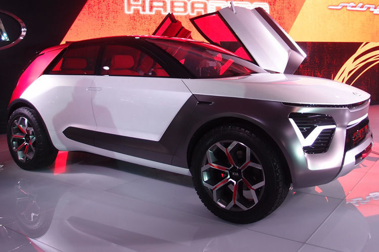 Kia Habaniro ist einer der wenigen Concept-Cars der Schau. (press-inform)
