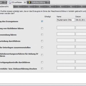 Der CE-Leitfaden führt den Anwender in sieben beziehungsweise acht Schritten durch den gesamten Prozess der Konformitätsbewertung.