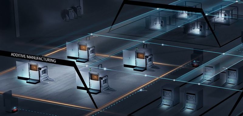 Die additive Fertigung ist ein Schlüsselelement für die digitale Fabrik der Zukunft. Die additive Fertigung ist ein Schlüsselelement für die digitale Fabrik der Zukunft.