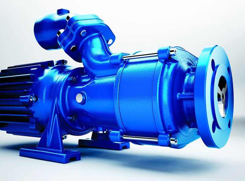 Bild 3: Maßgeschneiderte Pumpen (im Bild Typ SBG802 mit IE2-Motor) entstehen in hoher Fertigungstiefe in einem sehr fein gegliederten Baukastensystem.  Bild: Brinkmann Pumps (Archiv: Vogel Business Media)